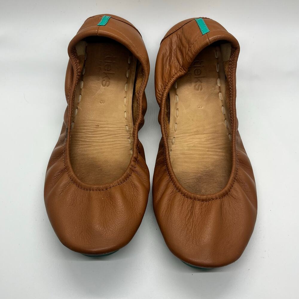 Tieks Chestnut Brown Ballet Flats SIZE 8